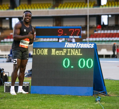 KENYA’S 100m SPRINT KING DOES IT AGAIN