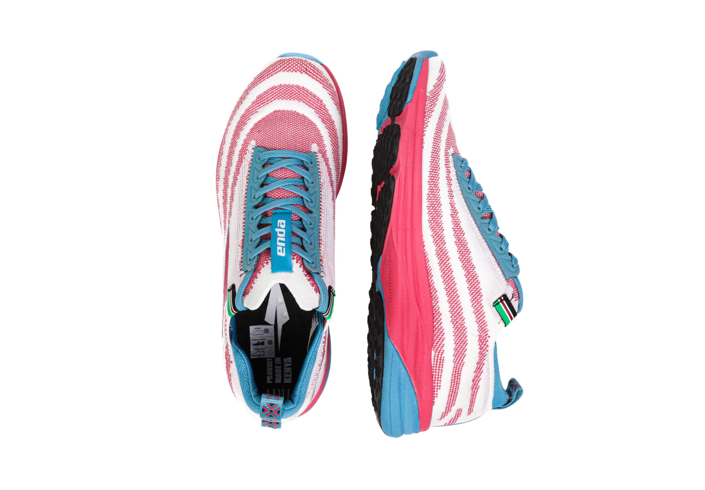 Lapatet - Men - Flamingo (White and Pink Sole) Final Sale