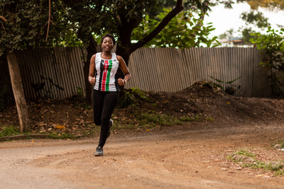 Kenyan flag running vest